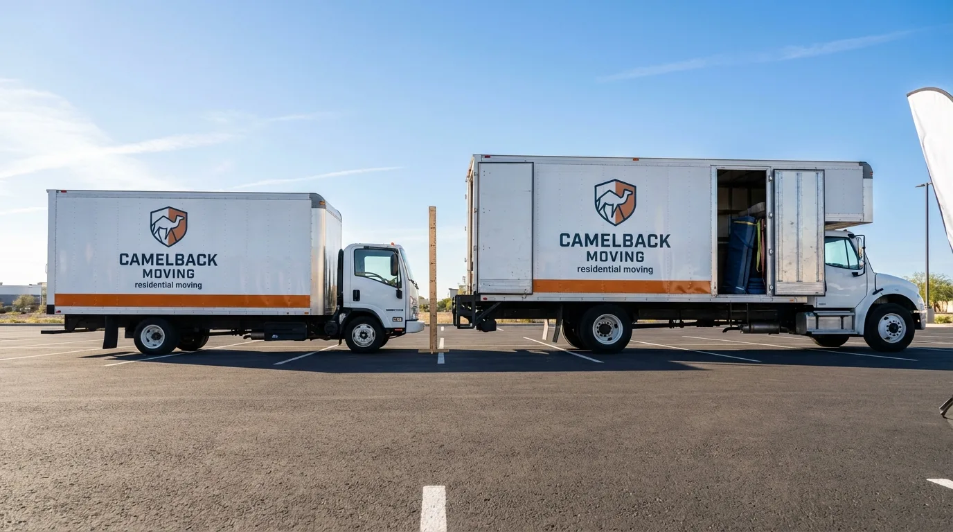 Moving truck size capacity guide in Williamsville